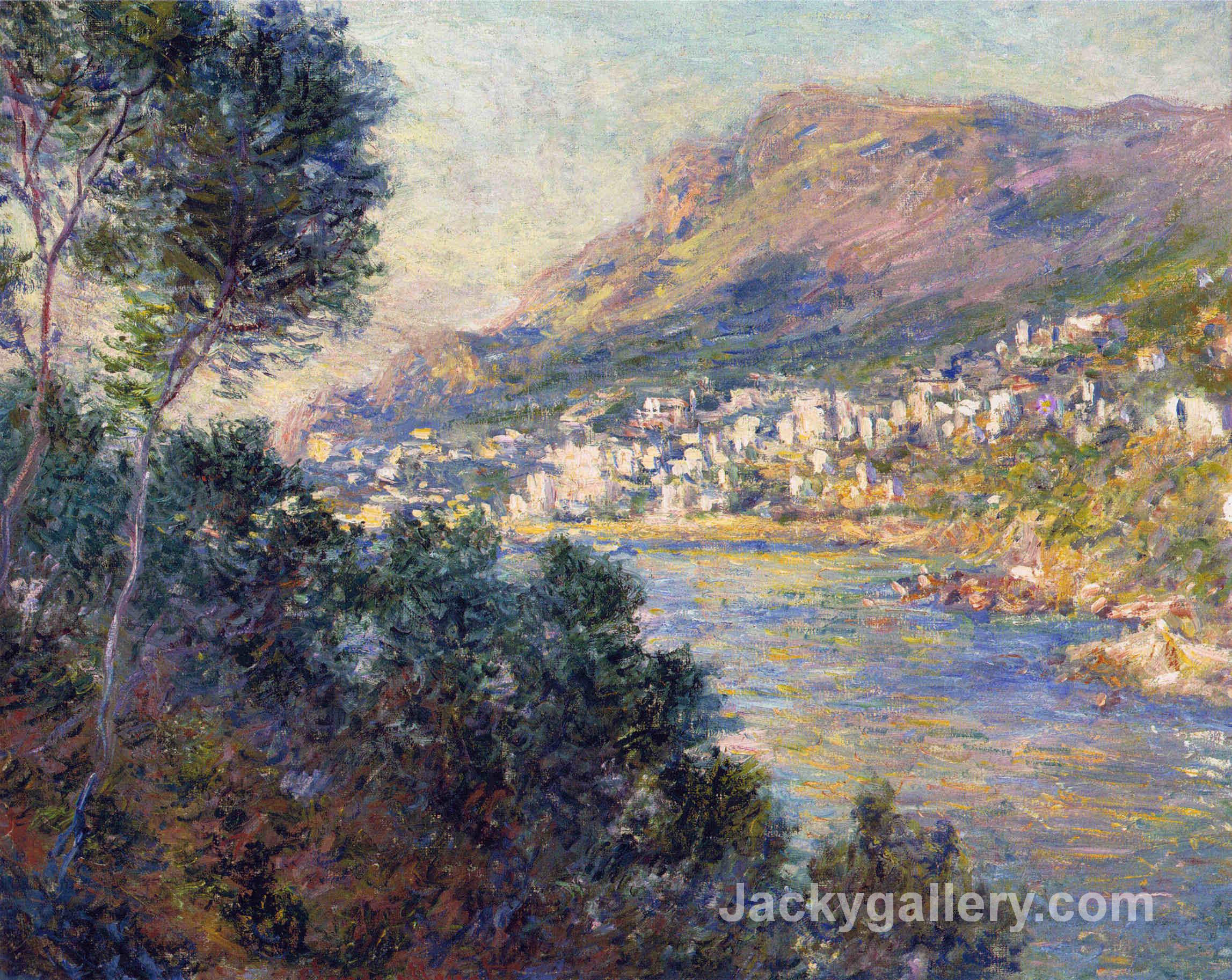 Monte Carlo Seen from Roquebrune by Claude Monet paintings reproduction